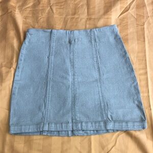 Lira Sage Green Mini Skirt